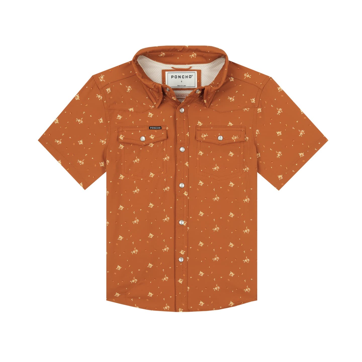 Burnt Orange Rose Print