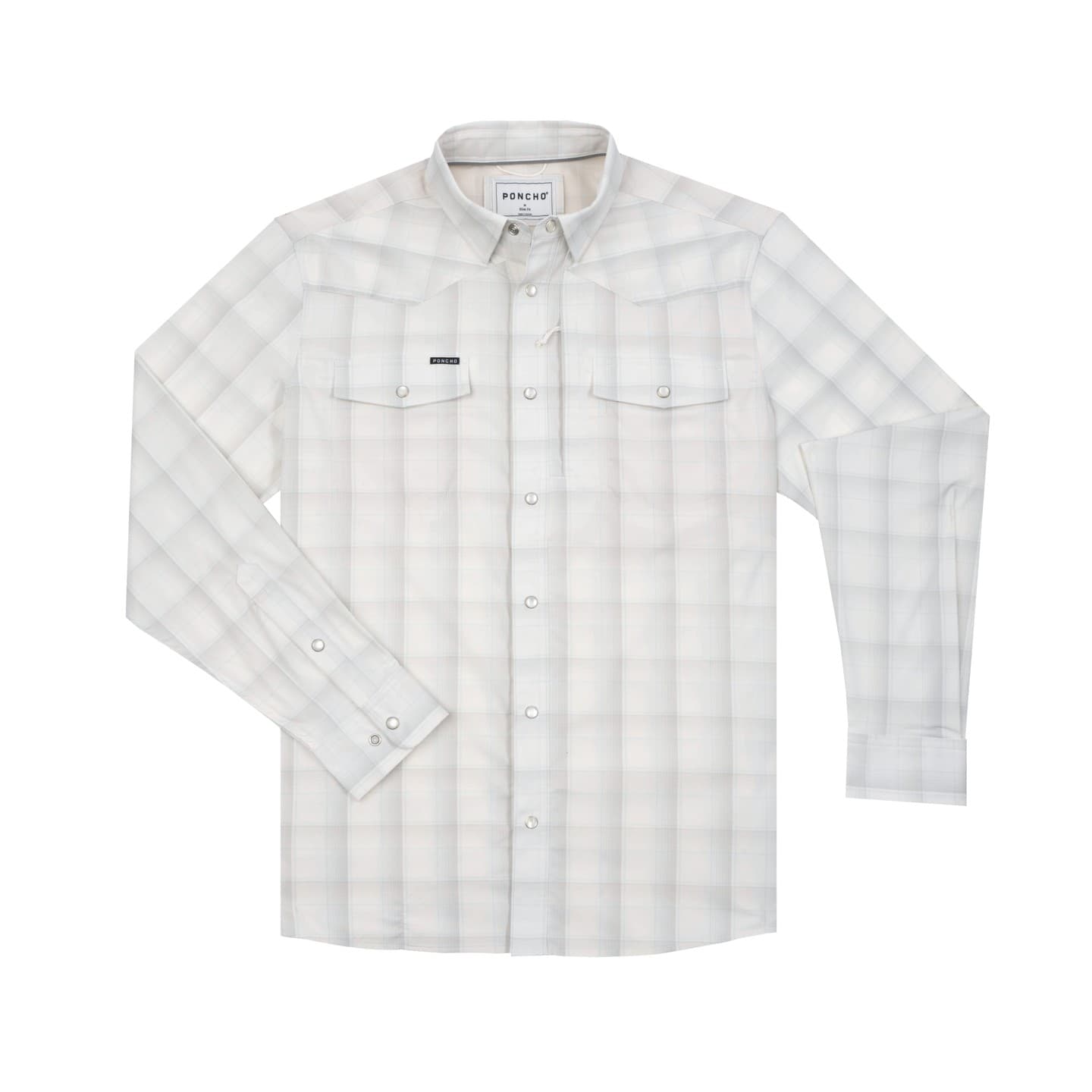 Grey Blue and Cream Plaid