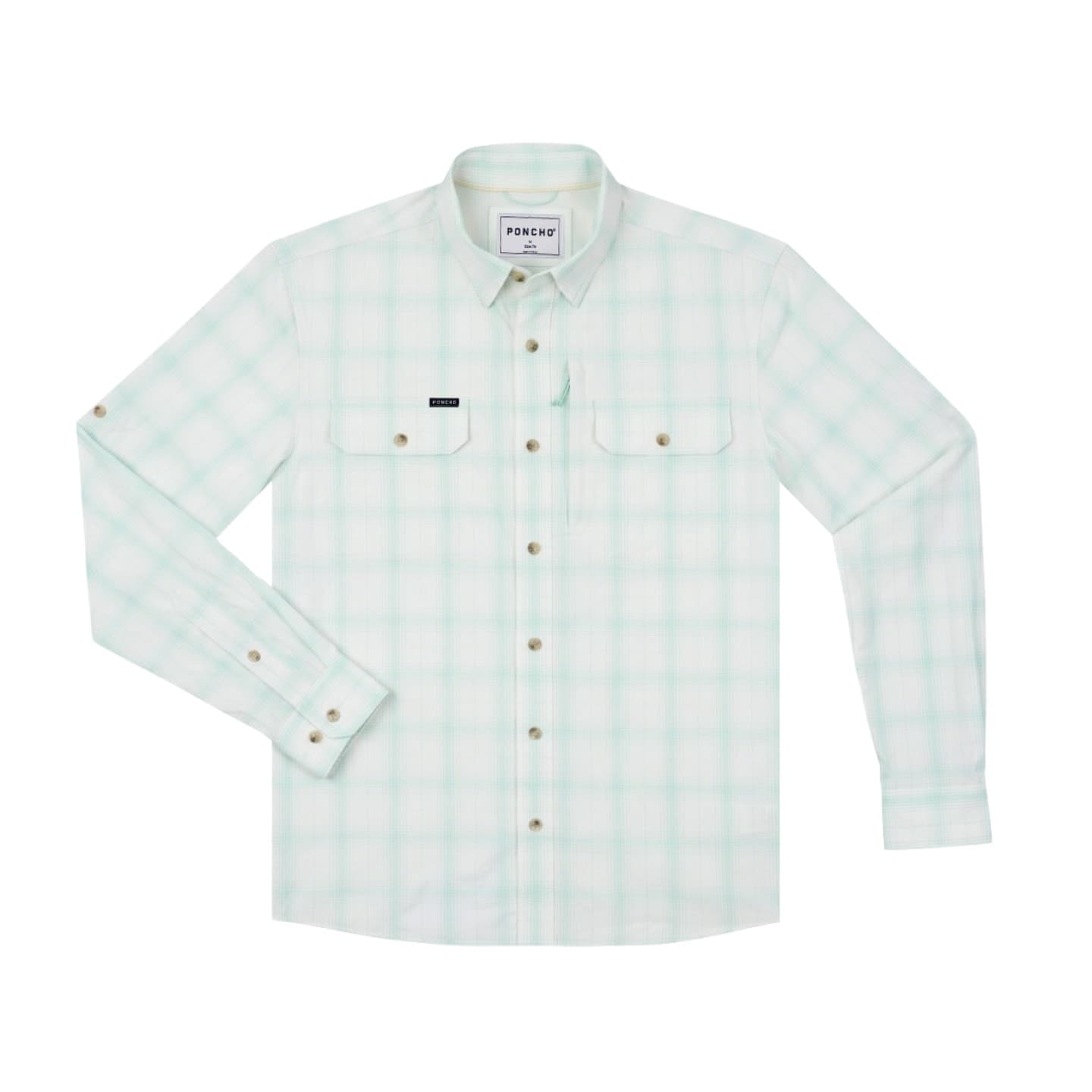 Teal and Tan Plaid