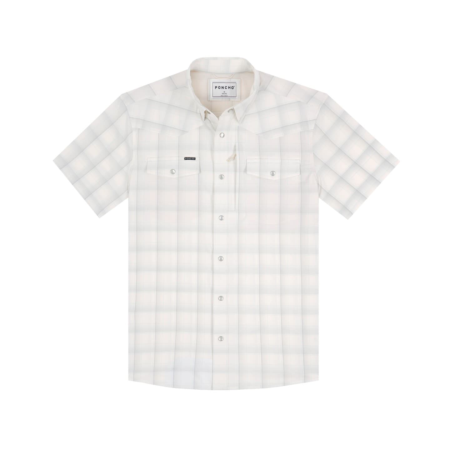 Grey Blue and Cream Plaid