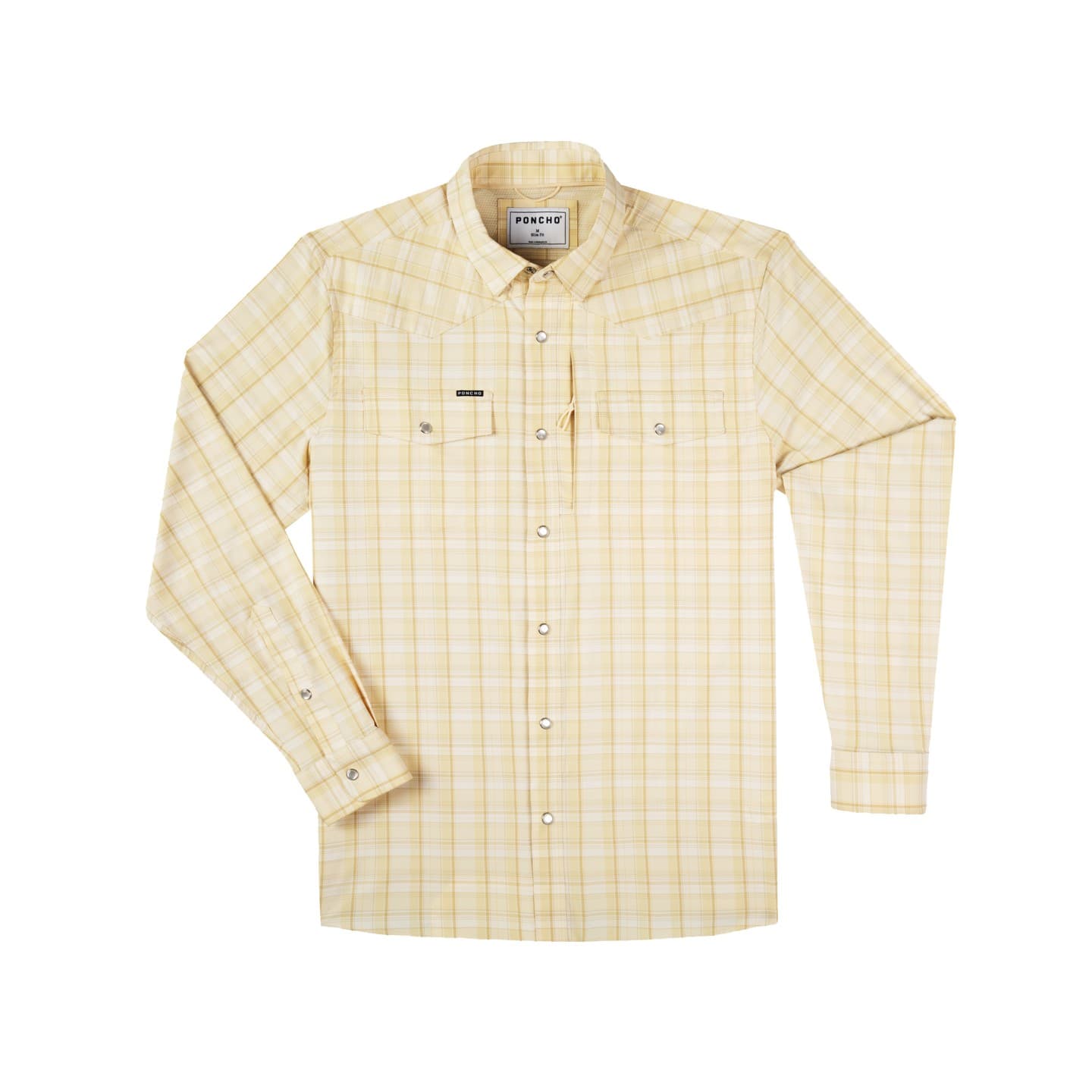 Tan and Light Gold Plaid